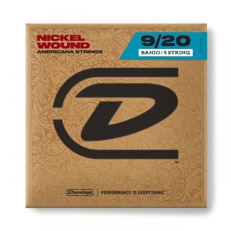 Набор струн DUNLOP DJN0920 NICKEL WOUND TENOR BANJO STRINGS 09-20 | 5 STRING